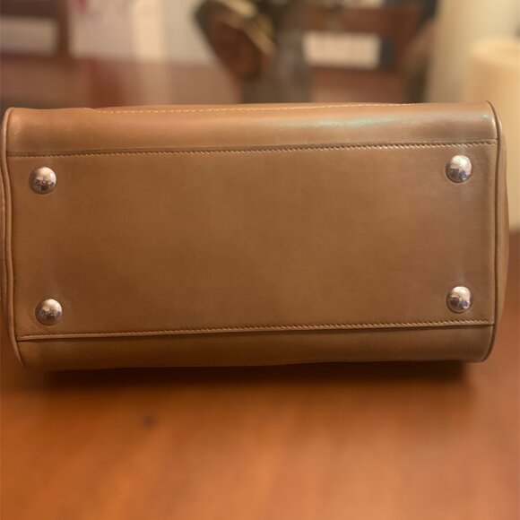 Vintage Coach Hamilton Kelly (2005) 7465” Brown Tan Leather Purse - Picture 4 of 16